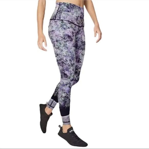 Lululemon Wunder Under Hi-Rise Leggings Vivid Vision Size 6 EUC - Picture 1 of 10